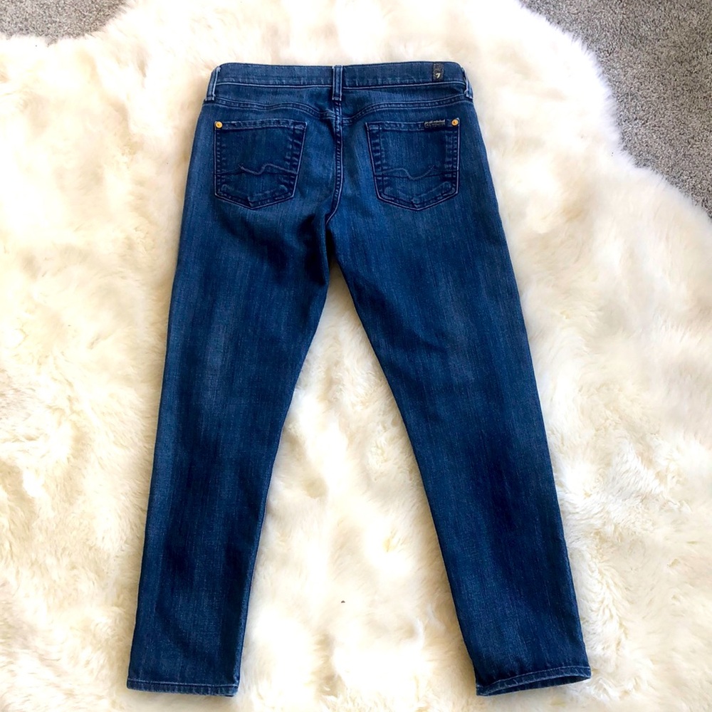 7 For All Mankind Josefina Skinny Boyfriend Size 26 - Picture 3 of 11